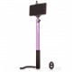 Selfie tyč PRO 112 cm fialová (monopod)